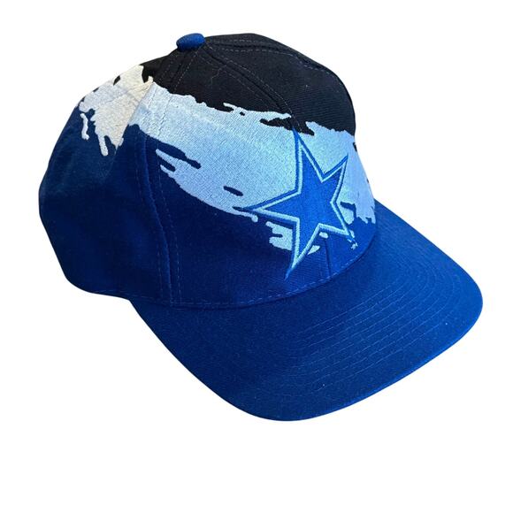 Vintage 90s Dallas Cowboys Hat Mens OS Blue NFL Pro Line Snapback Splash Logo - Picture 5 of 12